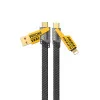 Cablu Wekome WDC-25 Mecha Gen 4in1 (65W+PD27W) [Yellow]